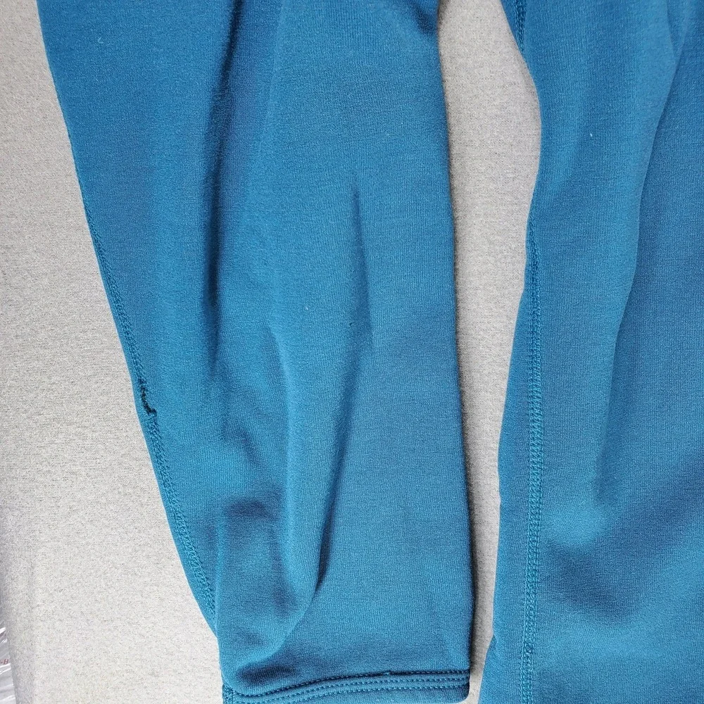 Vintage Patagonia Turquoise Jacket 1/2 Zip Unisex Fleece Sz‎ XL USA Distressed